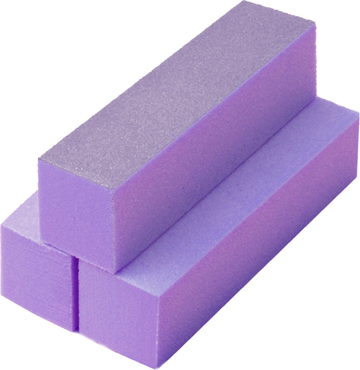 Goedkoopste Nagel Polijstblok - Paars / Set 3 stuks | Nagelverzorging | Manicure | Fashion Favorite