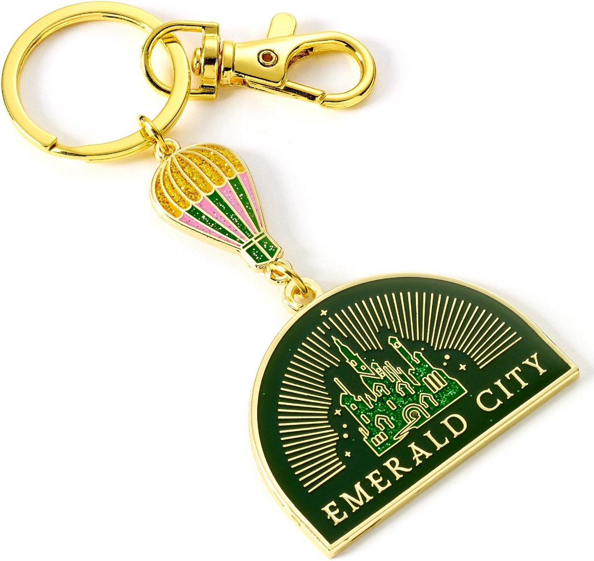 The Carat Shop - Wicked Hete Luchtballon Sleutelhanger van Emerald City