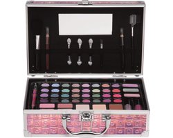 Casuelle Holografisch Make Up Koffer Roze Glamour