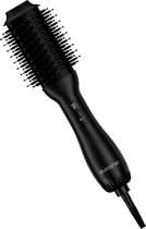 Auronic 4-in-1 Föhnborstel voor Extra Volume, Stijlen en Krullen - Airstyler - Krulborstel - 360 Graden Airflow - Ø 37 mm - Zwart/Zwart