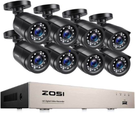 Professioneel Home Security Systeem - Beveilligingscamera - Set met 8 Camera’s - Outdoor - Waterdicht - Nachtzicht - Met WiFi - Motion Detector — afbeelding 3
