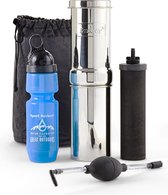 Bol.com Go Berkey Kit Waterfilter - 1L - ideaal voor voor onderweg kamperen reizen rondtrekken of voor op een bureau aanbieding