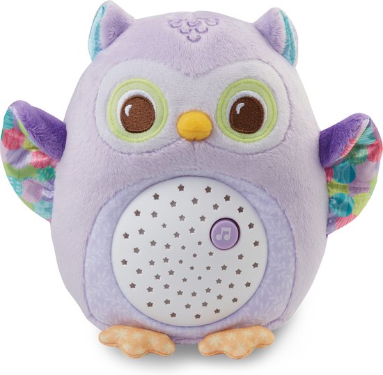 VTech Bedtijd Uiltje paars – interactieve knuffel – 0-6 jaar