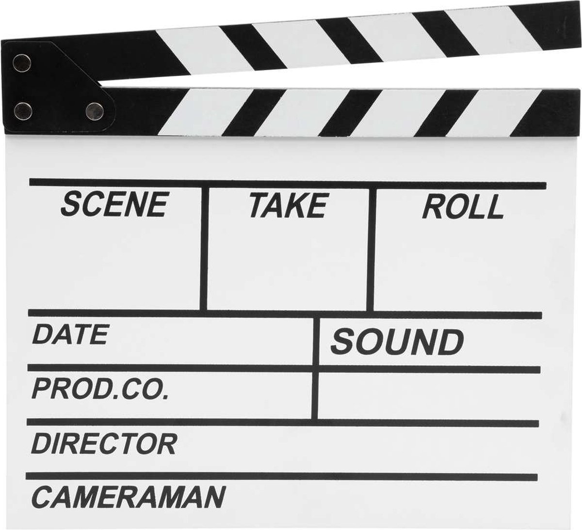 Director Clapper Board / Scene Board / Clapboard / Filmklapper - Zwart-Wit -HIDETOSHI WAKASHIMA-