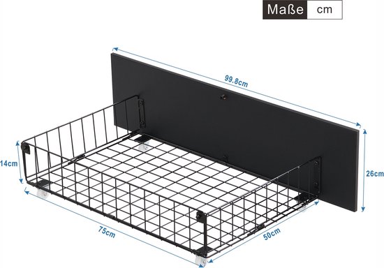 Opbergbox deksel 13L set 3 donkerblauw Sigma home | van 't Ende