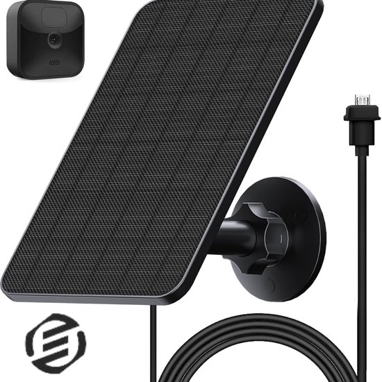 5W Solar Panel for Ring Doorbell Doorbell and Rechargeable Outdoor Camera, Compatible with Ring Battery, Waterproof