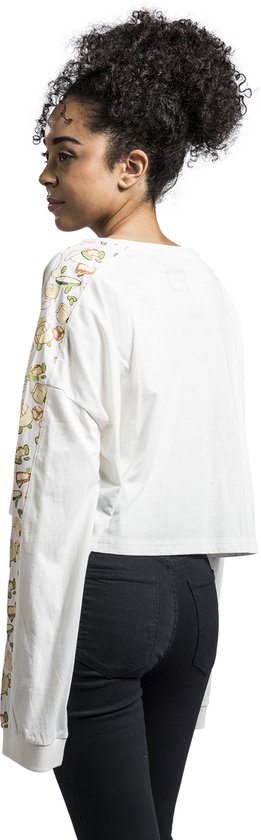 ROUGE T-shirt Wit à manches longues avec motif grenouilles pour femme, modèle ROCK -ENGINEERED DESIGN - XL