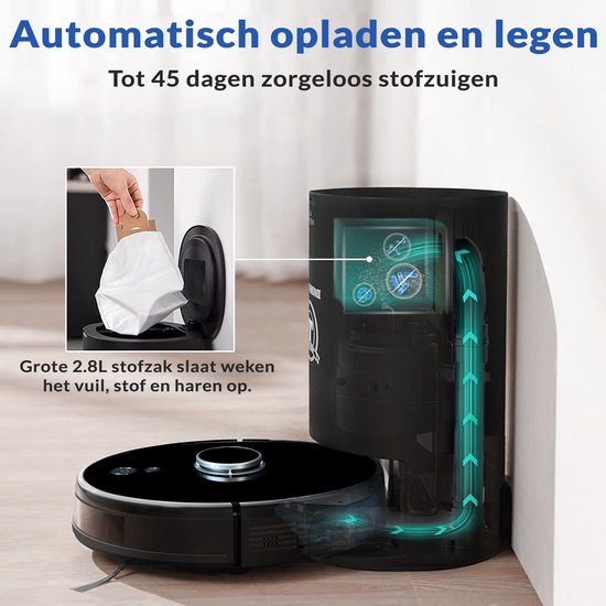 HEIBTENY Stofzakken Vervanging 2 8L Voor Vacuüm 2 Q0520 Voor Essentiële