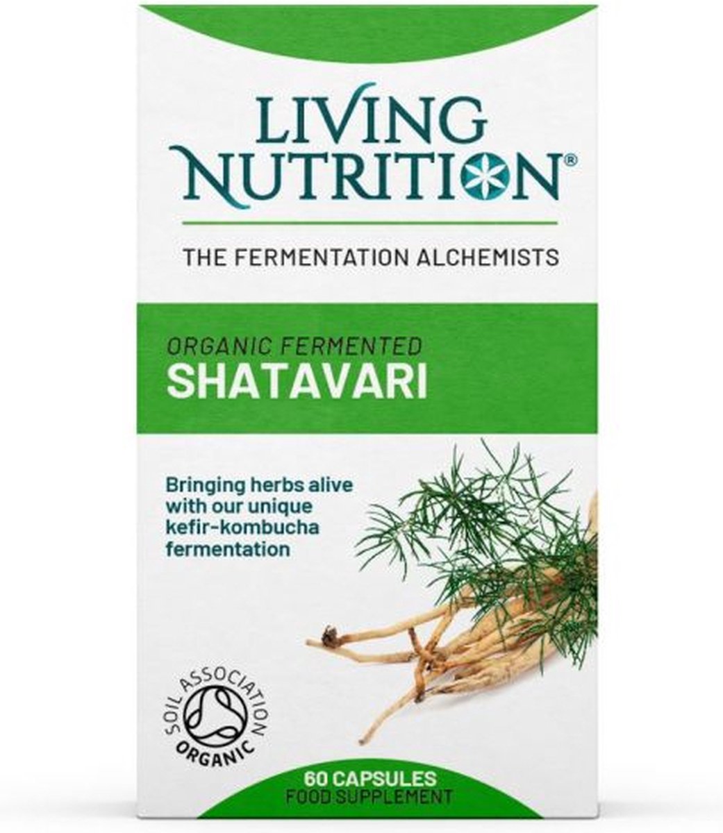 Goedkoopste Gefermenteerde Shatavari Capsules BIO Living Nutrition 60 capsules
