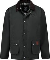 MGO Boris Wax Jacket Men Olive XXL