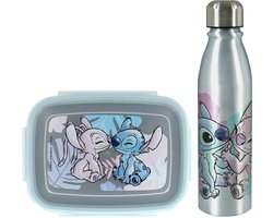 Lilo & Stitch Lunchset - Aluminium Lunchbox - Aluminium Drinkfles