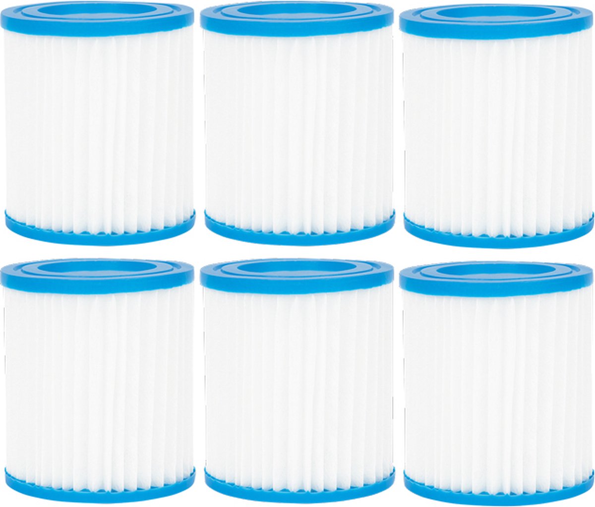 VirtuFit Voordeelbox Cartridge Filterpomp Type H 6x - Filter cartridge - Zwembad onderhoud - Zwembad filter - Hoogwaardig filter
