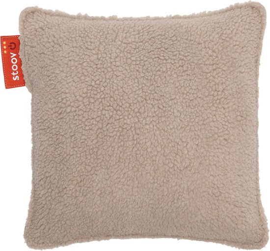 Stoov Warmtekussen | Ploov Beige | Duurzaam & Draadloos | Infrarood warmtekussen | 45x45 cm | Plus batterij