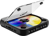 GH Goods - Discman - Draagbare CD Speler met Bluetooth - Ingebouwde speaker - Voor in de auto - EA100 - 3.5 MM Aux - CD / CD-R / CD-RW - MP3 - Zwart