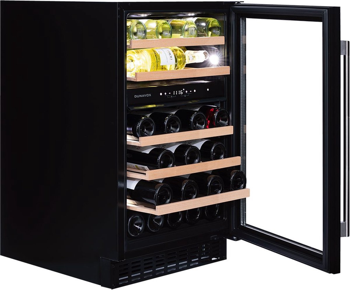 Dunavox Flow-38 Wijnkoelkast - DAUF-38.100DB - 2 Zones