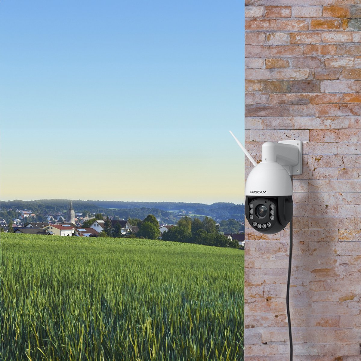 Foscam SD4H Beveiligingscamera - Buitencamera - 2K - Nachtzicht 200m - PTZ - Dual-Band - WiFi - 4MP - Wit – foto 2