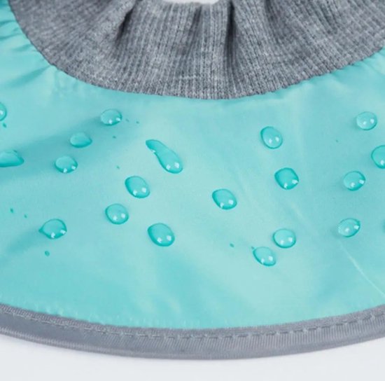 Verstelbare Beschermkap Voor Katten – Anti-bijt Kraag – Zachte Stof – Magische Klittenbandsluiting – Voor Kittens En Kleine Honden – 15-18 Cm