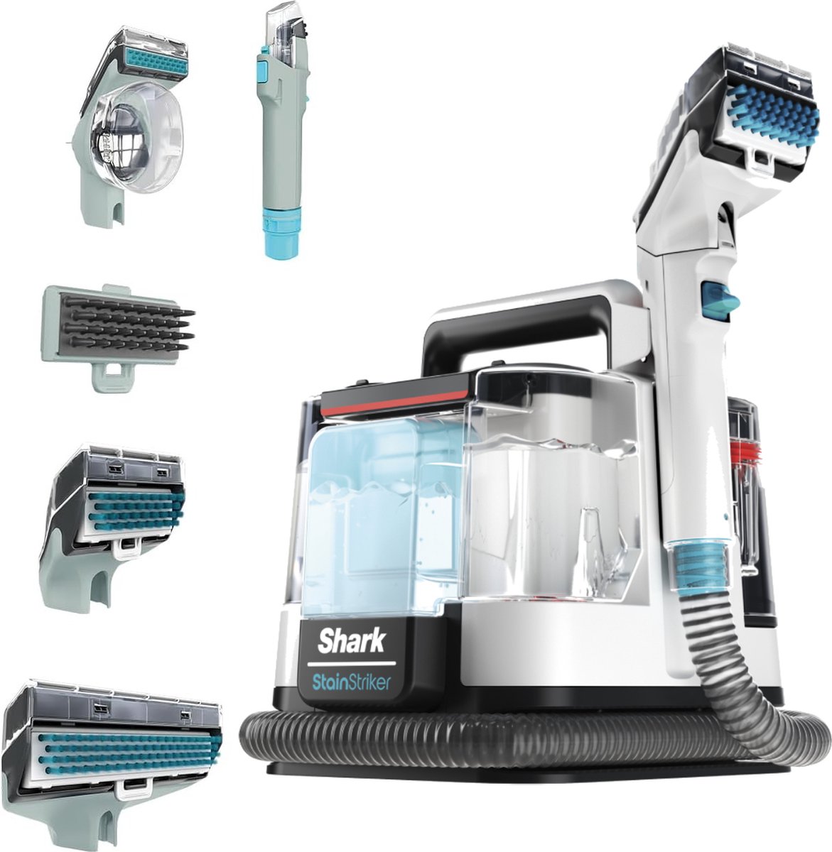 Shark StainStriker Vlekkenreiniger - Tapijtreiniger Bankreiniger Meubelreiniger en Meer - Inclusief Huisdieren Tool en Diverse Accessoires - Reinigingsmachine - PX200EUT