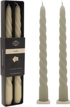 Twisted Candle bougie parfumée Vanille 25x2,5cm