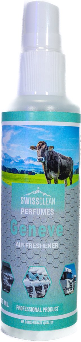 Goedkoopste Swiss Clean | Geneve | Interior parfum | Interieur parfum | Geur Zeebries | Cleaner | 65 ML