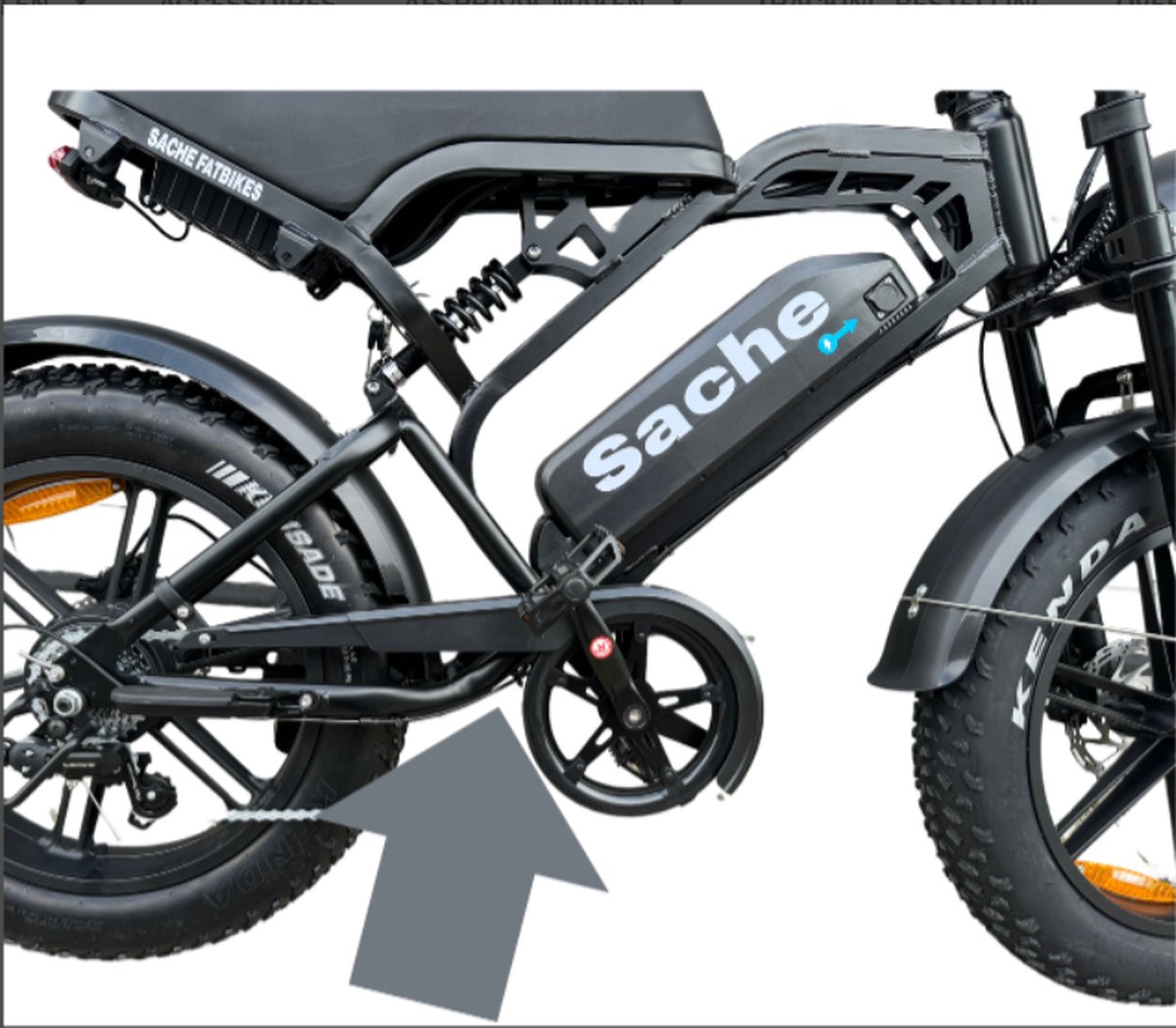 kettingkast fatbike - ouxi v8 h9 - qmwheel v20 v30 en overige merken universeel