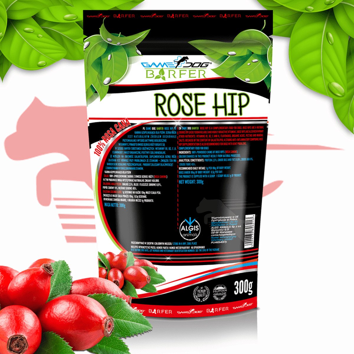 GameDog Barfer Rose Hip