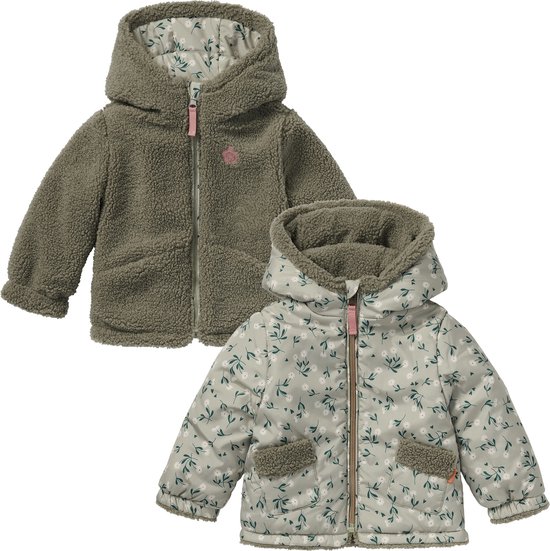 Foto: Noppies reversible jacket fleury allover print meisjes jas maat 92