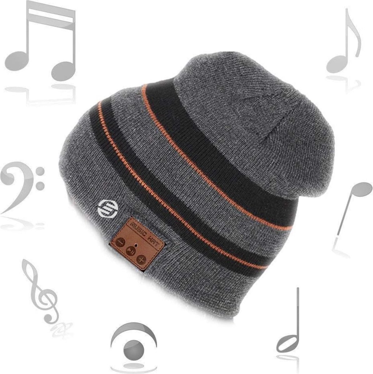 Equivera Bluetooth Muts - Muts met Bluetooth - Muziek Muts - Oplaadbaar - Meerdere Standen - Voor Muziek en Bellen