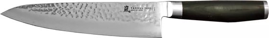 Couteau de chef Yaxell Taishi 20 cm - Artisanat japonais ultime et bois de hêtre Pakka Zwart - Approuvé par la FDA