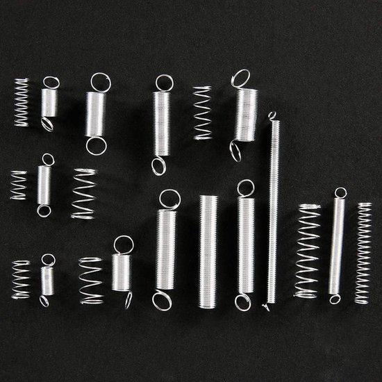 Swpeet 150 stuks drukveren, assortimentskit in 5 maten, mini