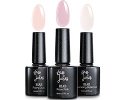 Miss Jules® BIAB – Builder in a Bottle – BIAB Nagel Builder Gel - Roze - Nude - Creme - HEMA & TPO Free