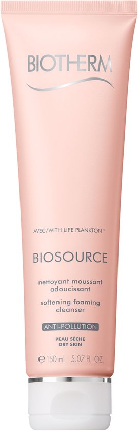 Biotherm Biosource Softening Foaming Cleanser - Droge huid - 150ml