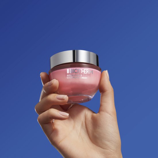 Biotherm Aquasource Cica Nutri Cream – Hydraterende Gezichtscrème Voor Vrouwen - Voor Droge en Gevoelige Huid - Ceramiden - 50ml