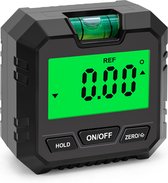 Digitale Hoekmeter - Hoekmeter - Magnetisch - Met LCD scherm - Precisie Hellingmeter - Compacte Waterdichte Waterpas - Batterij niet inbegrepen