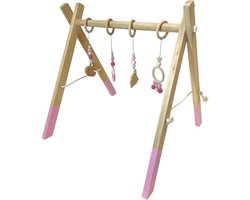 Little Big Adventure - Baby Gym - Roze - Hout - Houten speelboog