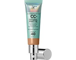 It Cosmetics Your Skin But Better CC+ Natural Matte SPF40 Foundation - Matte & Stralende Finish - Tan - 32ml