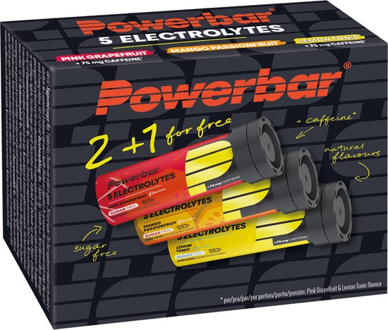 Foto: Powerbar multipack electrolyten tabs pink grapefruit lemon tonic mango passion fruit 3x 10 tabs 