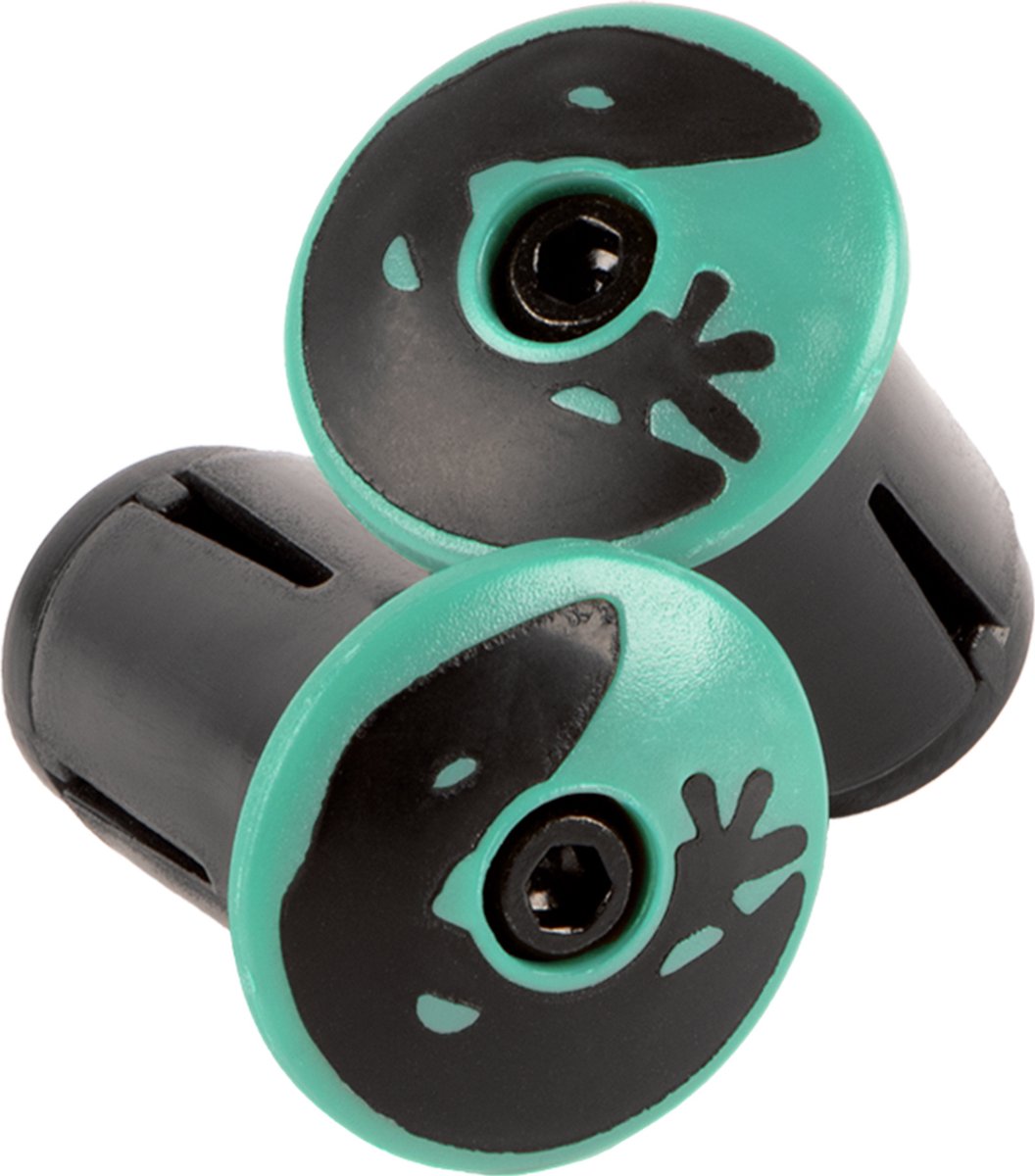 DSP Bar Tape Plugs - Bianchi Celeste