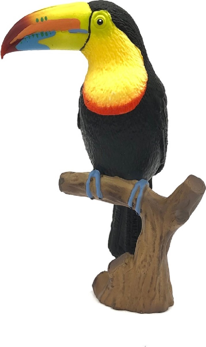 Bullyland 69400 – Speelfiguur en verzamelfiguur Kielsnaveltoekan – ca. 9 cm – levensecht en detailrijk vormgegeven – ideaal als educatief speelfiguur en klein cadeautje voor kinderen vanaf 3 jaar.