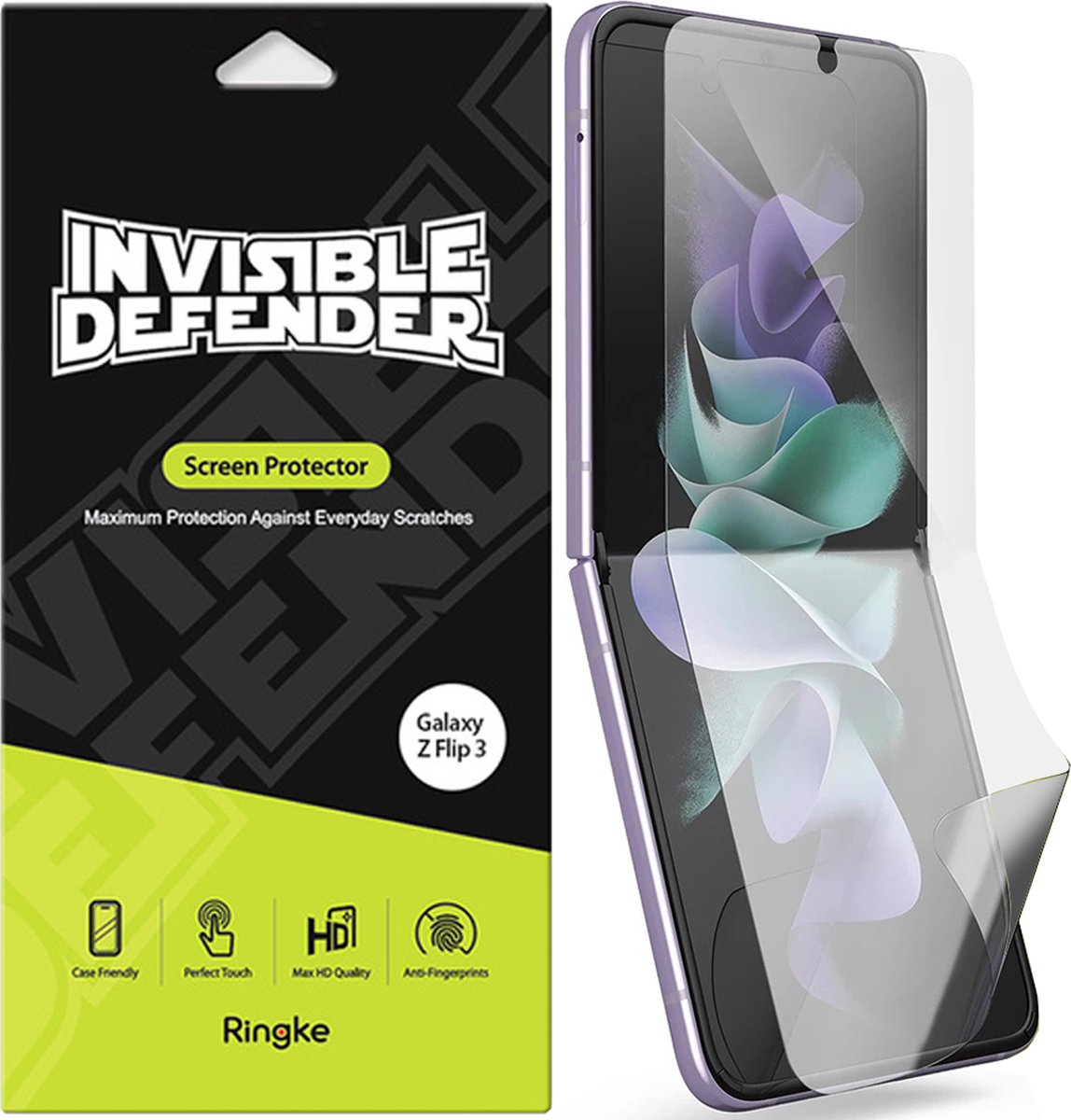 Ringke ID Glass Screen protector Display Folie Geschikt voor Samsung Galaxy Z Flip 3
