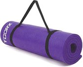 Bol.com Fitnessmat - Toorx Fitness Yogamat - Sportmat gemaakt van zacht foam - 172 x 61 x 12cm - Paars - Incl. handige draagriem aanbieding