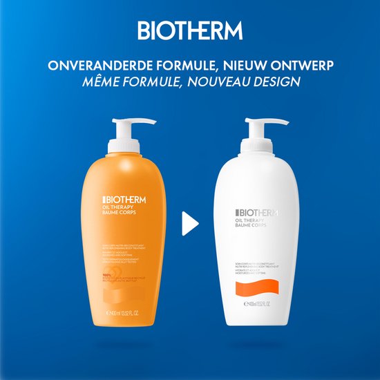 Biotherm Oil Therapy Baume Corps - Hydraterende Bodylotion - Voor droge huid - Glycerine - Minerale Olie - 400ml