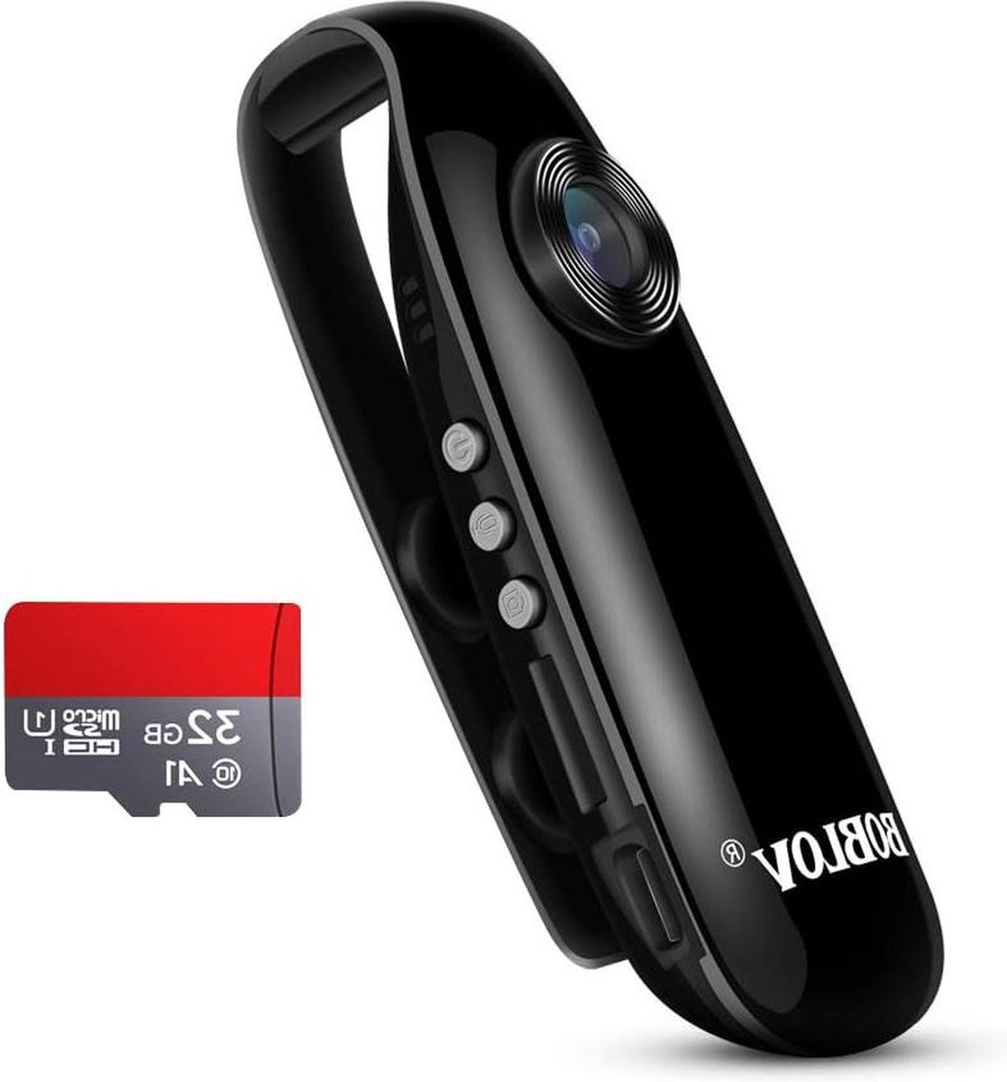 Body Camera, 1080P HD-beeld Draagbaar Portable Loop Picture Recording DC5V Motion Camera voor Thuis Om Te Wandelen (Zwart Body Camera, 1080P HD-beeld Draagbaar Portable Loop Picture Recording DC5V Motion Camera voor Thuis Om Te Wandelen (Zwart