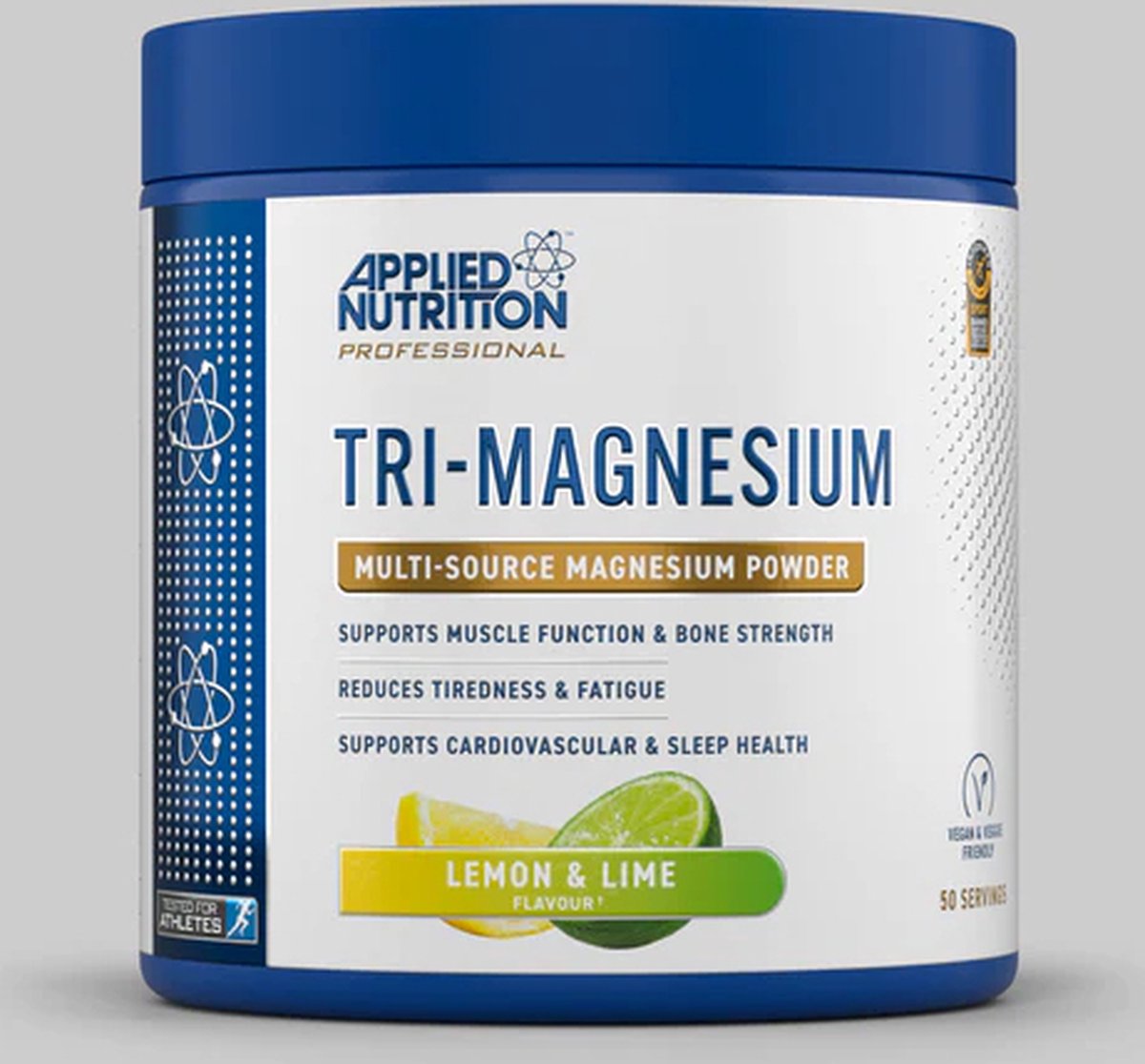 Goedkoopste Applied Nutrition - Tri-Magnesium - Lemon & Lime - 50 servings - Magnesium poeder - Magnesium - Magnesium Bisglycinate - Magnesium Bisglycinaat - Magnesium Taurate - Magnesium Tauraat - Magnesium Citrate - Magnesium Citraat