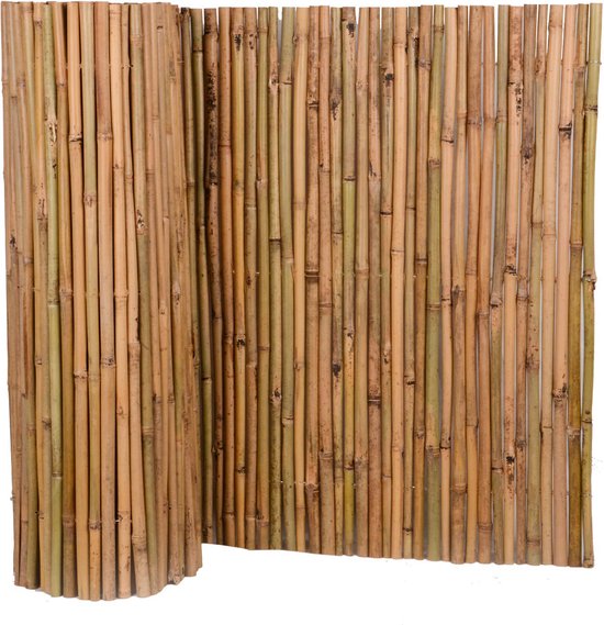 UNUS® Tapis de Bambou, Clôture en Bambou Intimité et Coupe-Vent 120x300cm