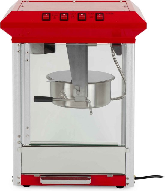 HCB® - Professionele compacte Popcorn machine - 230V - Popcornmachine - Rood - Horeca Popcornmaker - 14.9 kg - 6240 — afbeelding 4