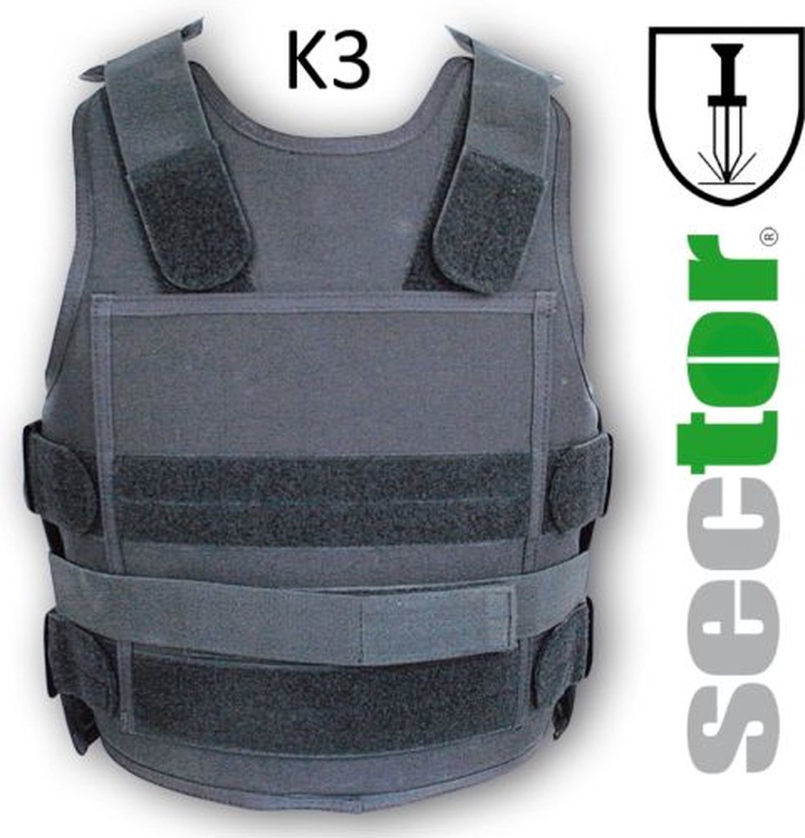 Steekwerend vest - K3 Certificering - Maat L/XL - Steekvest - beschermend vest - lichtgewicht vest - Steekbescherming - Sector K3
