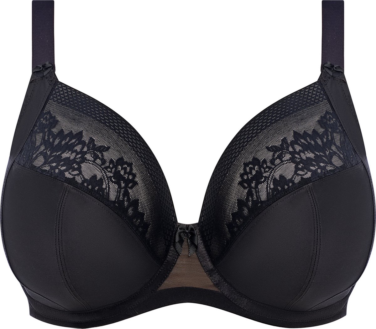 Elomi NERINA Dames Beha - Plunge Bra - BLACK - Maat 90H