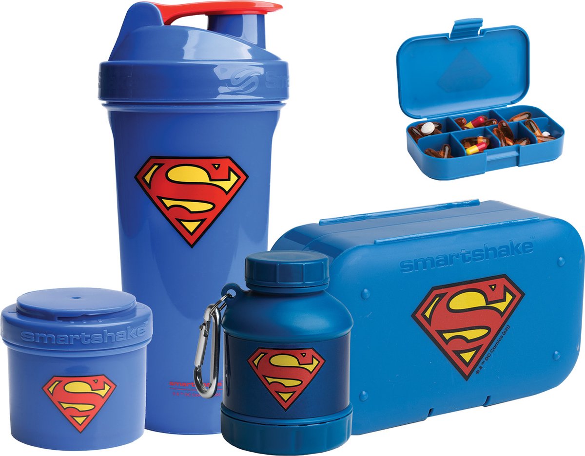 Goedkoopste Smartshake Superman set - 800ml shakebeker