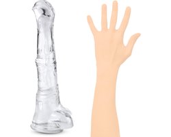 Transparante Mega Dildo - Grote Dildo - Dikke Dildo - Extreme Dildo - Anaal Groot - Reusachtige Dildo XXL - Buttplug XXXL Monster Dildo - Fantasy Dragon Dildo - Animal dildo - Anaal Groot - Zuignap